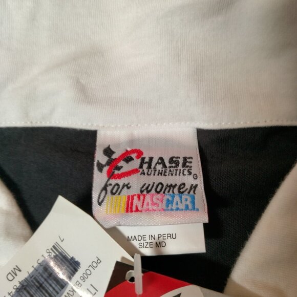 NASCAR Chase Authentics Dale Jarrett Polo Shirt Medium Vintage Y2K Race Racing - Picture 16 of 16